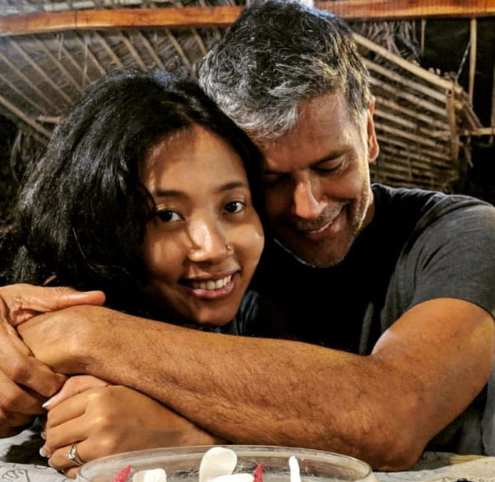 Milind Soman, Ankita konwar, married