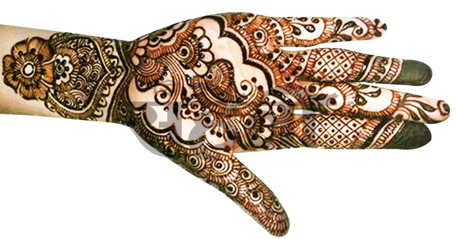 Indo Arabic Mehandi Designs