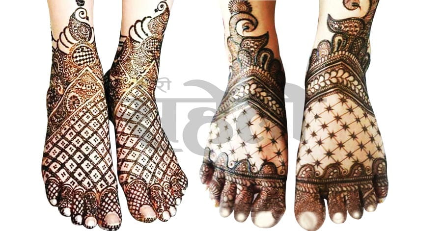 Dubai Mehandi Designs Legs