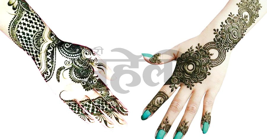 Indo-Arabic Mehandi Designs Hand