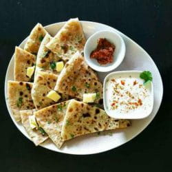 Aloo-Cheese Paratha