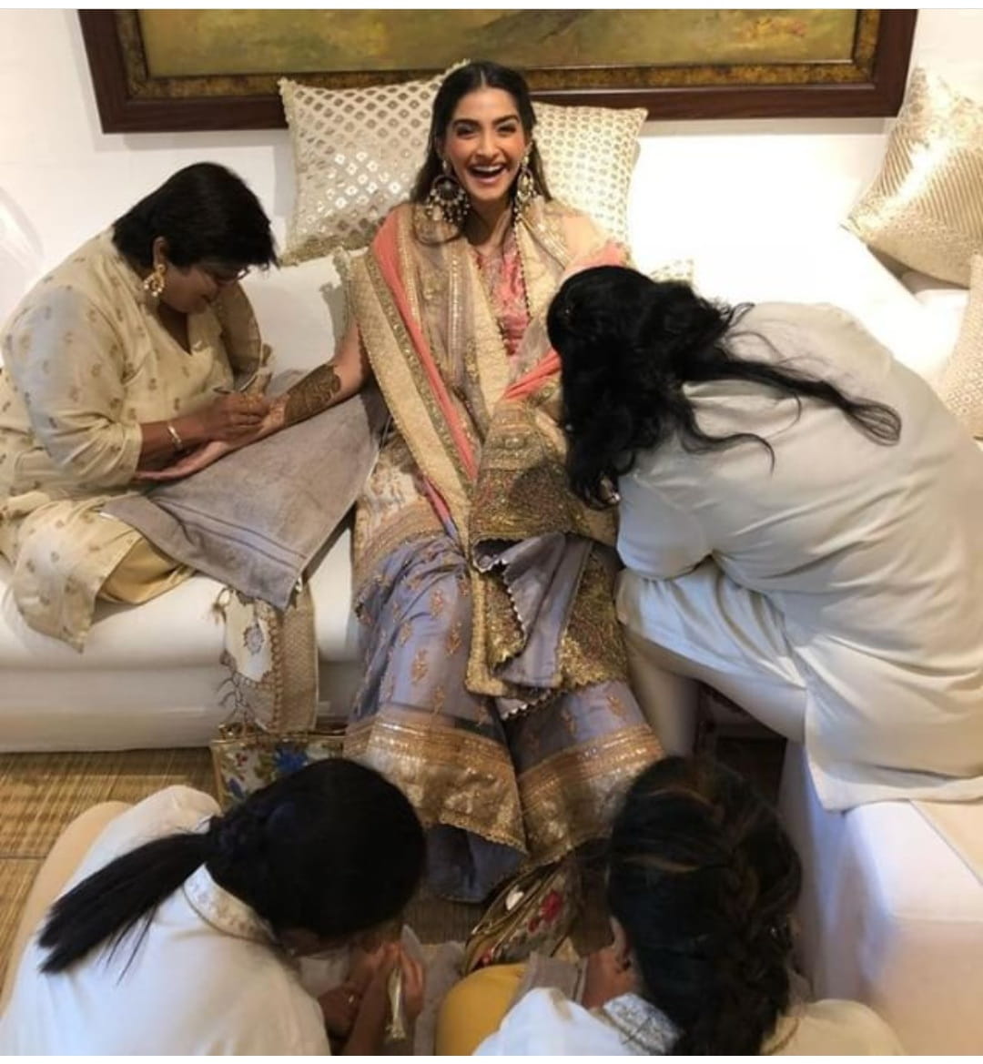 Sonam Kapoor, Mehendi Ceremony