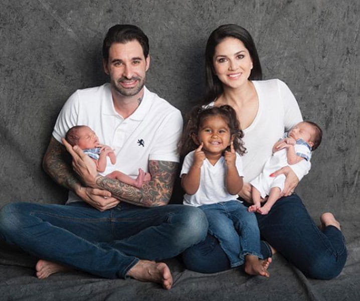 sunny Leone, mother, kids