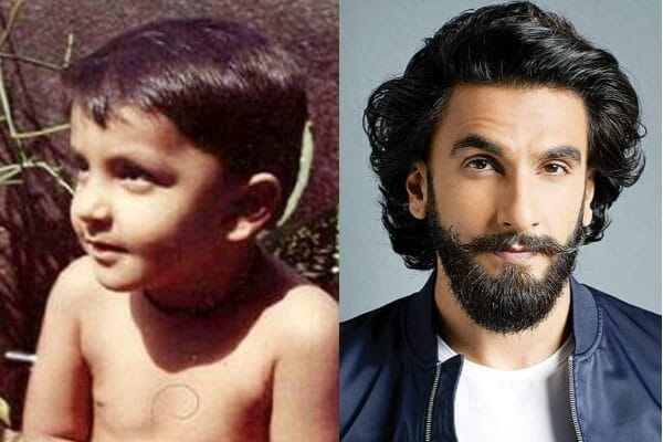 Ranveer Singh's Childhood picture