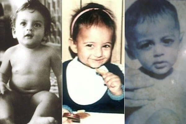 Childhood pictures of Top 10 Bollywood Celebs