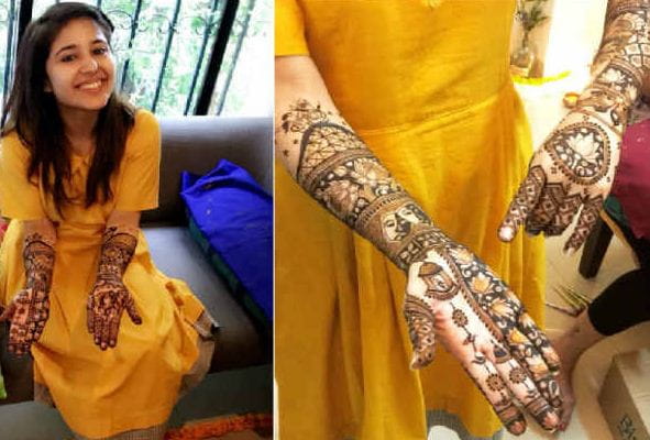 Mehandi designs, Shweta tripathi