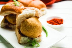 Mayo Vada-Pav Burger