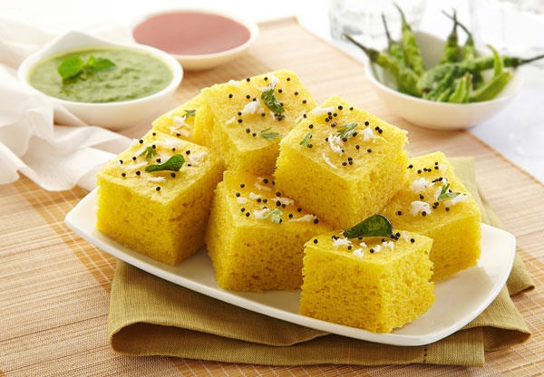 Chana Dal Rice Dhokla
