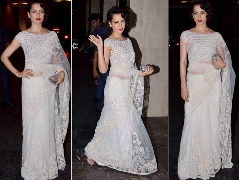 Saree Looks, Kangana ranawat