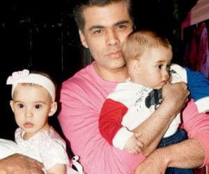 Karan with his kids