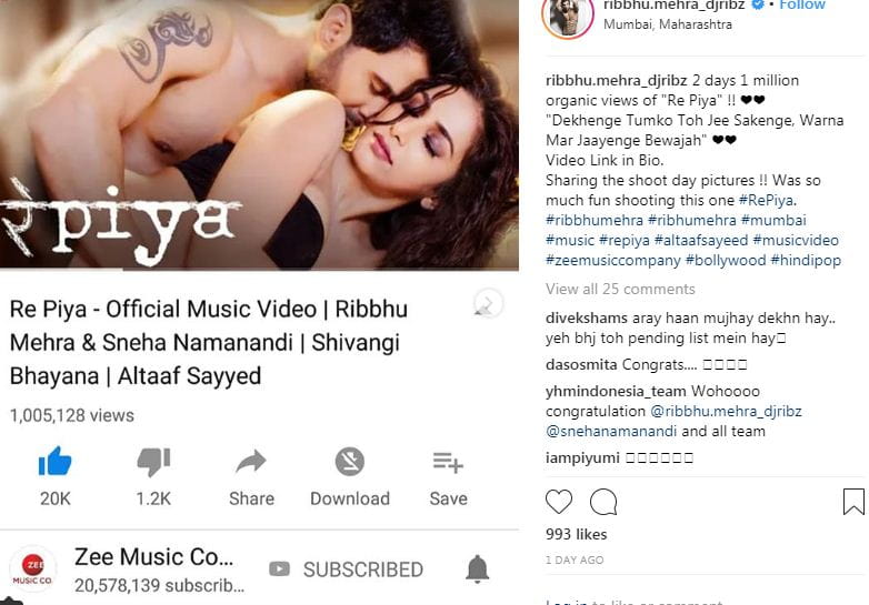 Re Piya Music Video