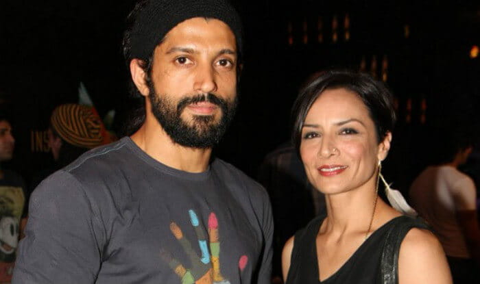 Farhan Akhtar and Adhuna Bhabani 