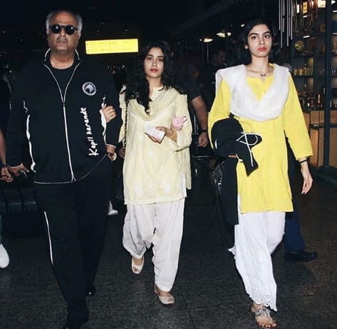 Jhanvi,Boney and Kushi Kapoor