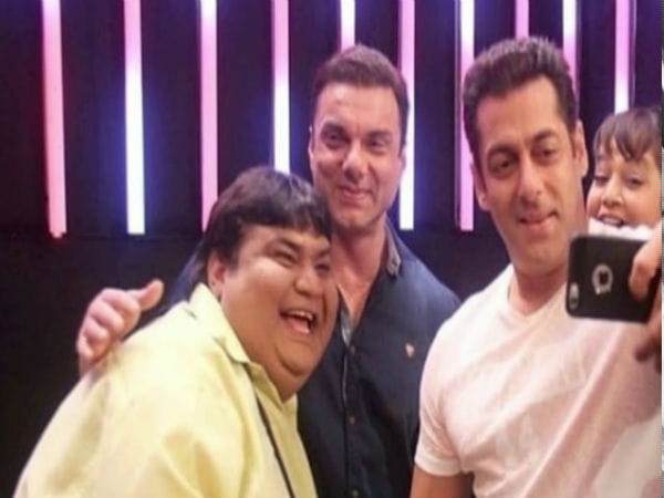 Dr Hathi with Salman Khan