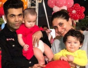 Karan and Kareena with kids