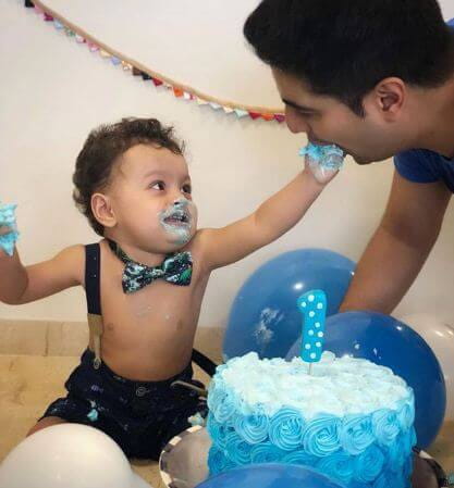 Pics of Karan Mehra's Son