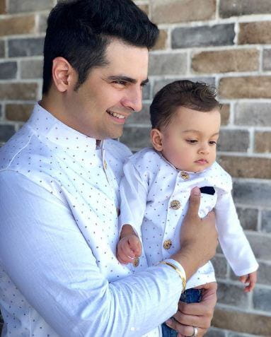 Pics of Karan Mehra's Son