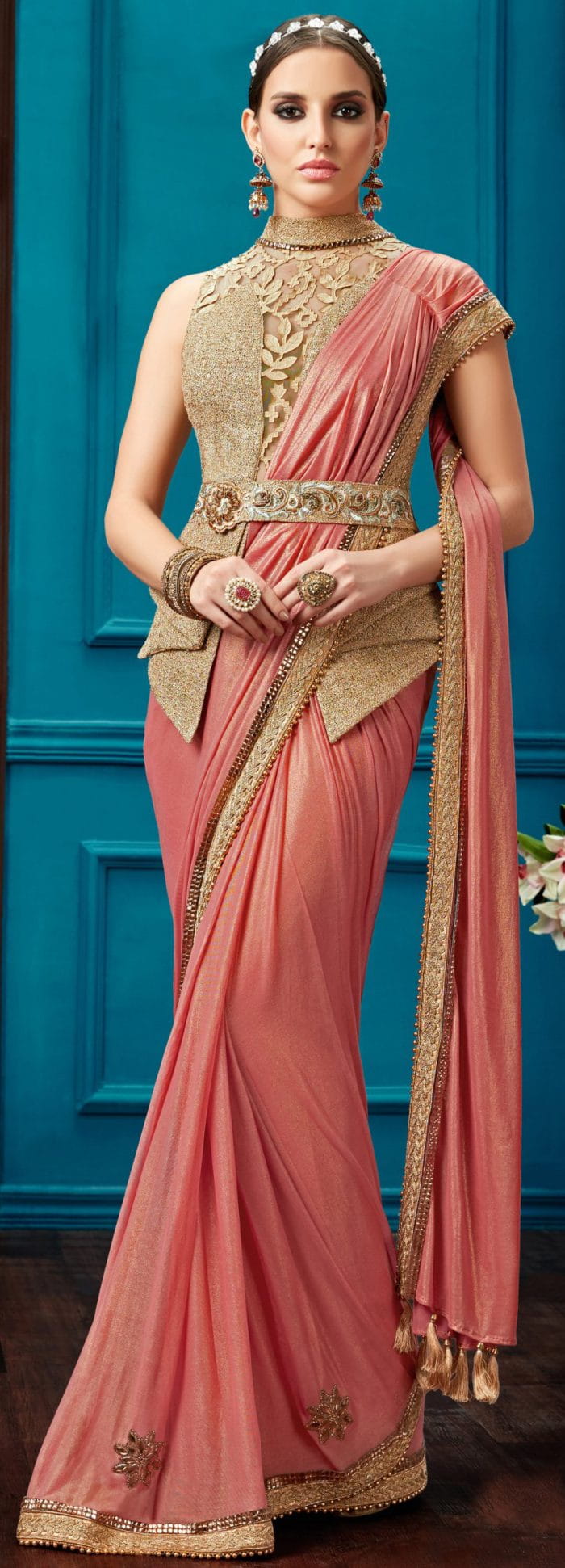 Jacket Saree Blouse