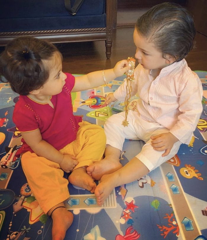 Taimur and Inaaya