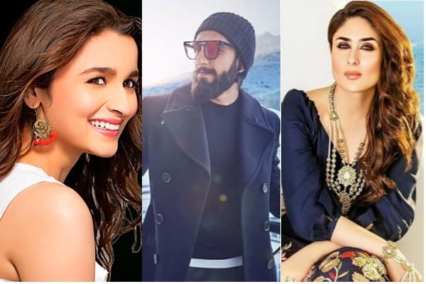 Ranveer Singh, Kareena Kapoor Khan and Alia Bhatt