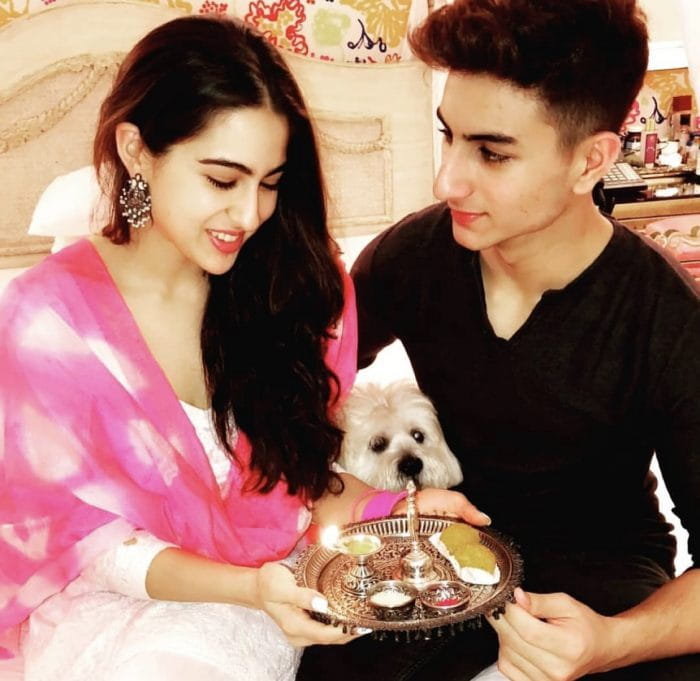 Sarah and Ibrahim Ali Khan