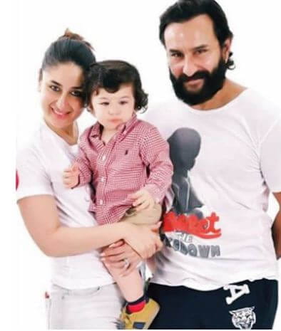 Taimur with family