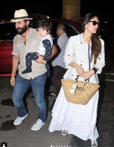 Taimur, Kareena Kapoor And Saif Ali Khan