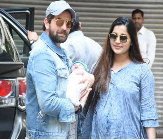 Neel Nitin Mukesh With His Daughter