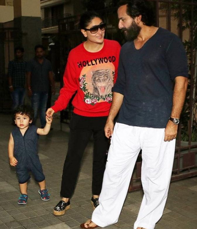 Saif,Kareen and Taimur
