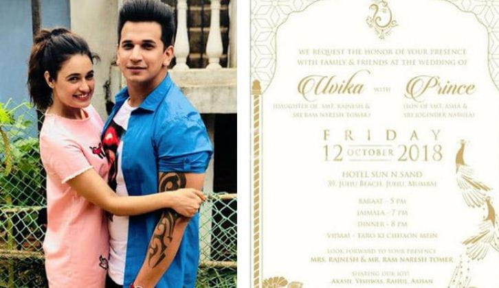 Prince Narula And Yuvika Wedding