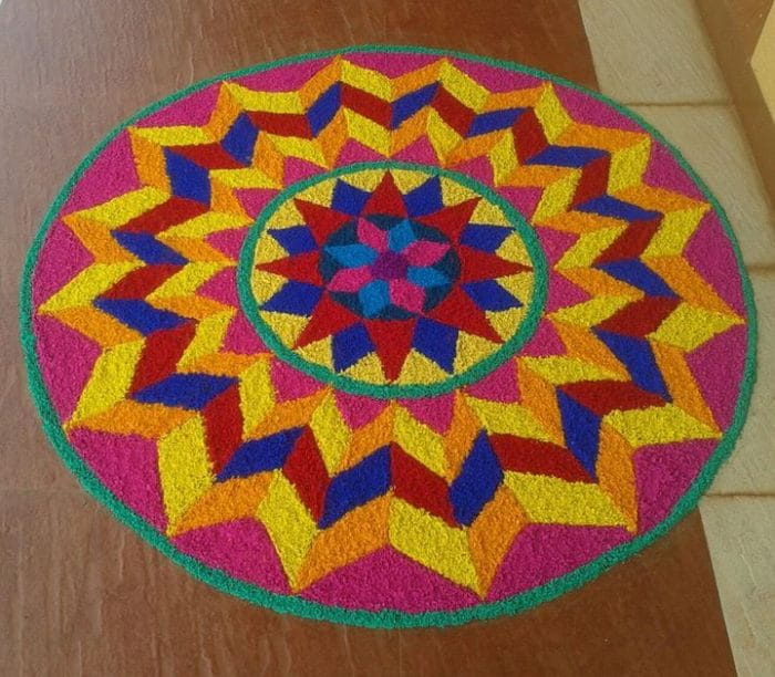 3D Rangoli