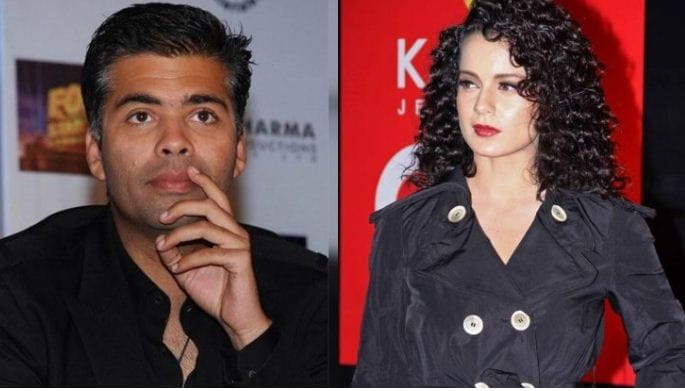 Kangana Ranaut And Karan Johar