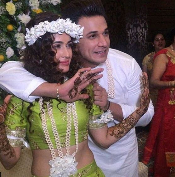 Yuvika Chaudhary And Prince Narula's Mehendi Celebration