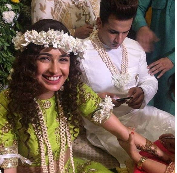 Yuvika Chaudhary And Prince Narula's Mehendi Celebration