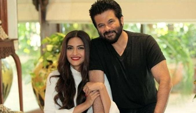 Anil and Sonam Kapoor