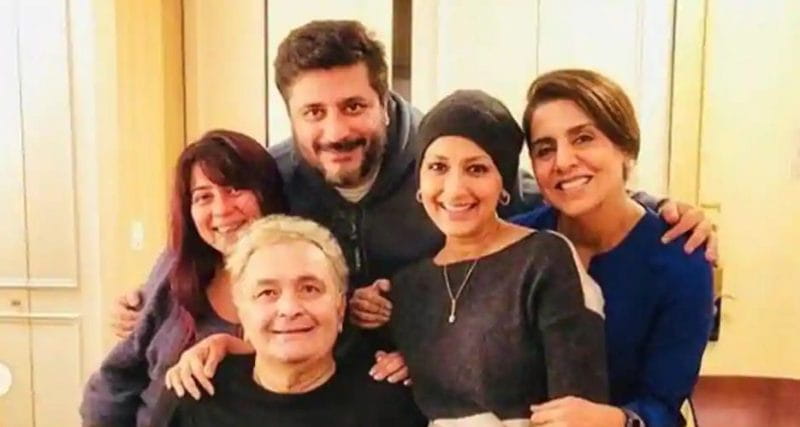 Sonali Bendre visit Rishi Kapoor