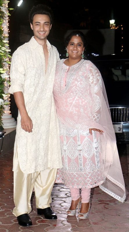 Aayush Sharma and Arpita Khan