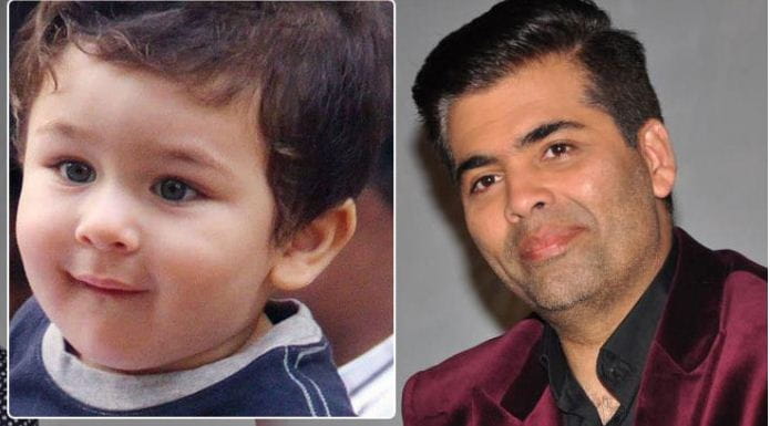 Taimur and Karan Johar