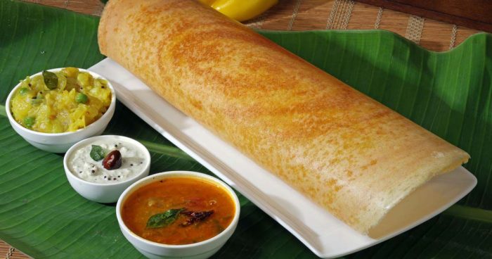 क्रिस्पी पेपर डोसा: साउथ इंडियन ब्रेकफास्ट (Crispy Paper Dosa: South Indian  Breakfast)