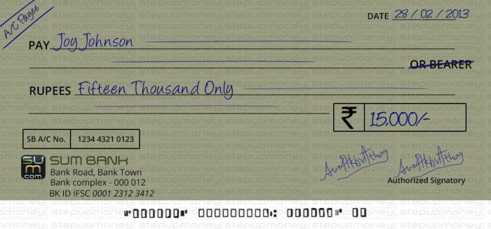 Cheque Transactions Mistakes