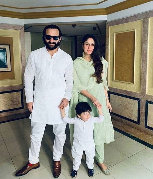 Saif, Kareen and Taimur