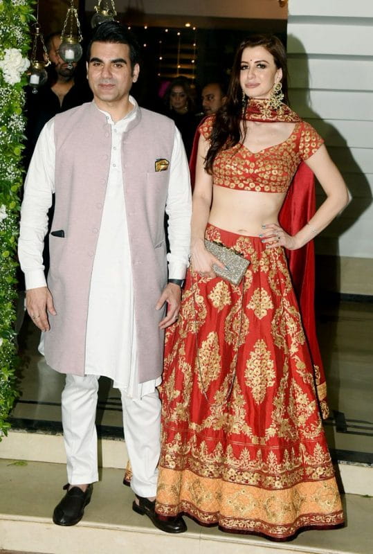 Arbaaz Khan with his girlfriend