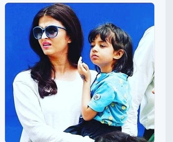 Aishwarya Rai With Her Daughter