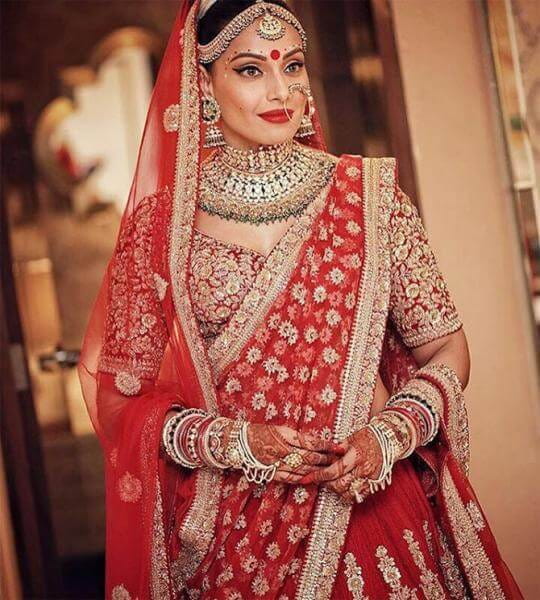 Wedding Dress of Bipasha Basu