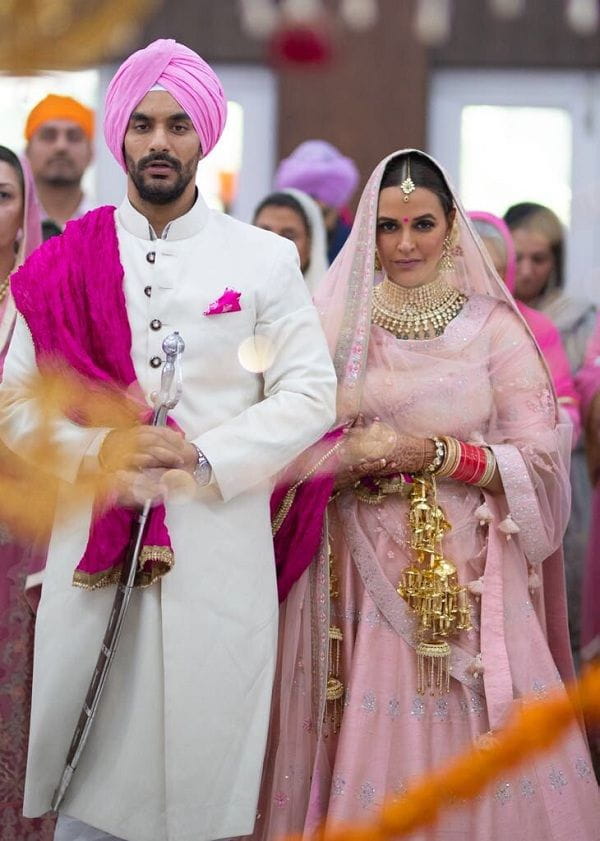 Wedding Dress of Neha Dhupia