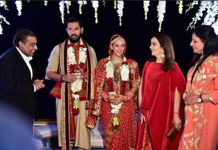 Yuvraj Singh and Hazel Keech Wedding Pics