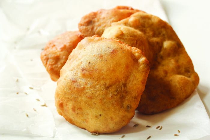 Fried Masala Rice Puri