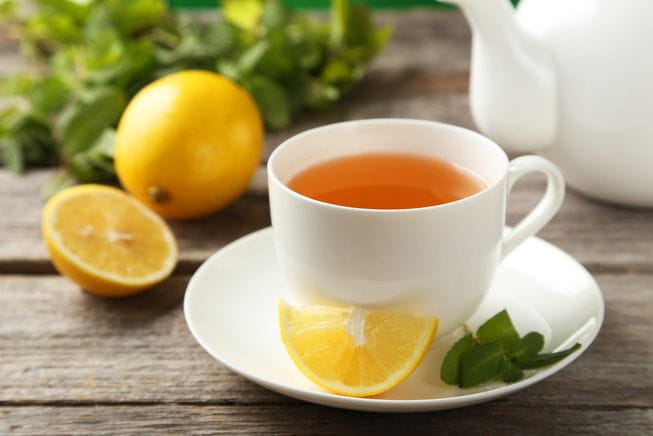 Honey lemon tea