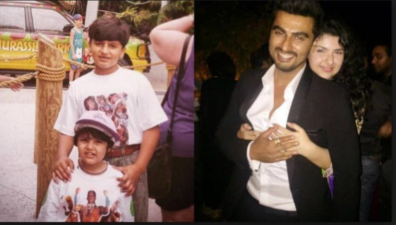 Arjun Kapoor With Sister Anshula