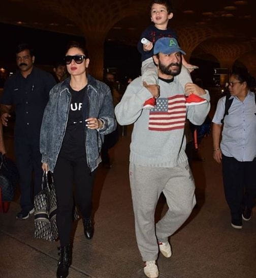 Saif, Kareena and Taimur